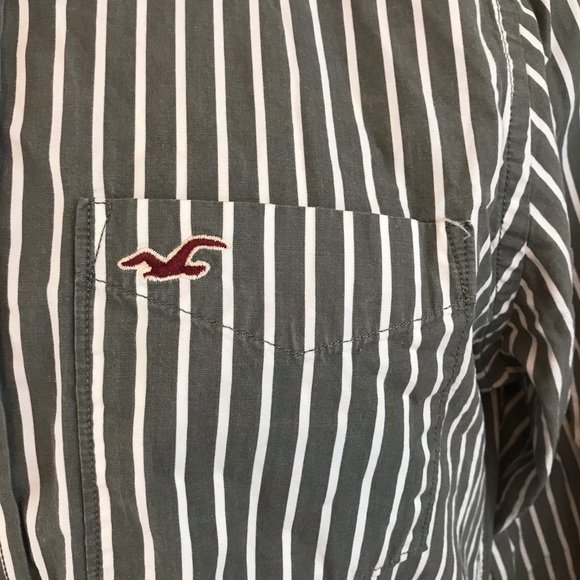 Men’s Hollister Long Sleeve Dress Shirt XL - Picture 2 of 8